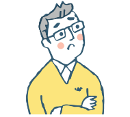 悩んでいる男性